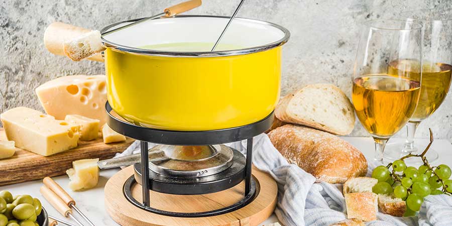 fondue fromage al formaggio a Riva San Vitale al Caffè Sociale